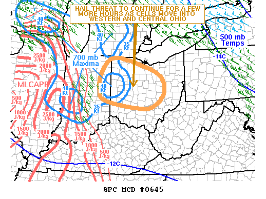 Mesoscale Discussion 645