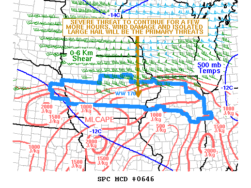 Mesoscale Discussion 646
