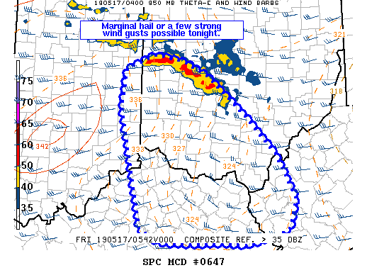 Mesoscale Discussion 647