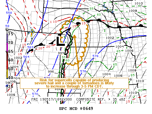 Mesoscale Discussion 649