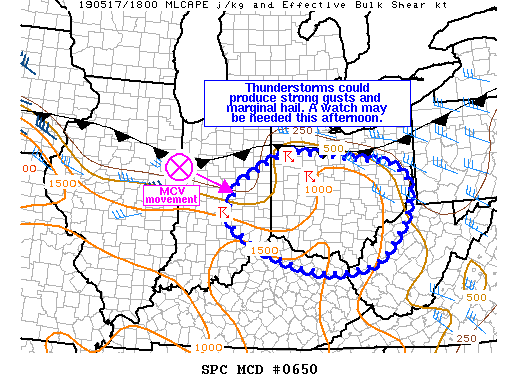 Mesoscale Discussion 650