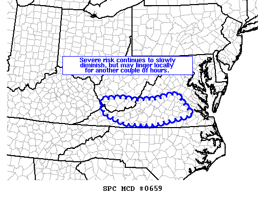 Mesoscale Discussion 659