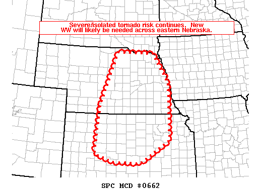 Mesoscale Discussion 662
