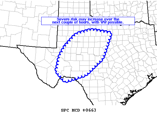 Mesoscale Discussion 663