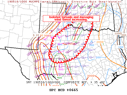 Mesoscale Discussion 665