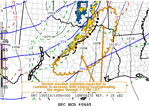 Mesoscale Discussion 669