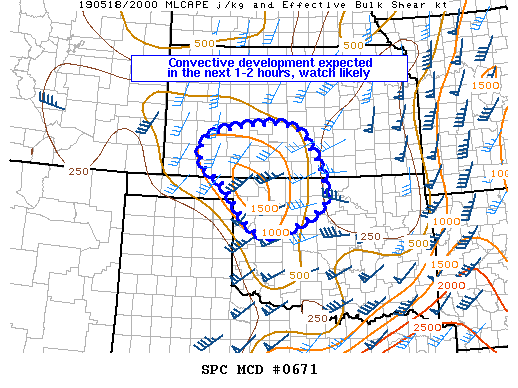 Mesoscale Discussion 671