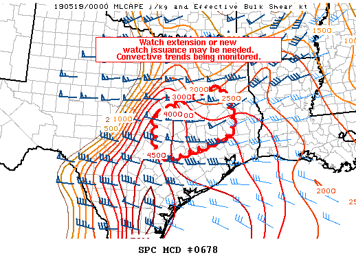 Mesoscale Discussion 678