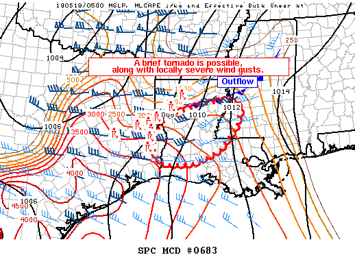 Mesoscale Discussion 683