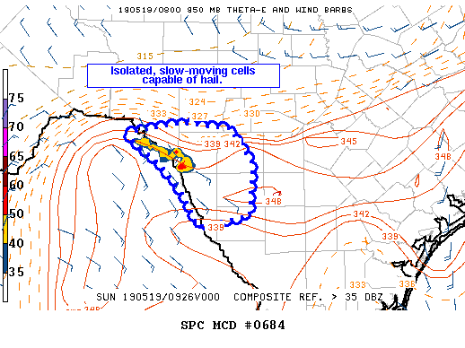 Mesoscale Discussion 684