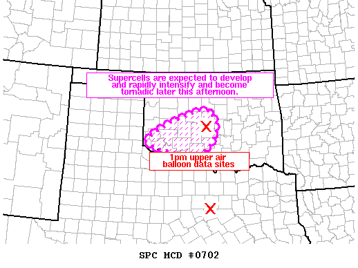 Mesoscale Discussion 702