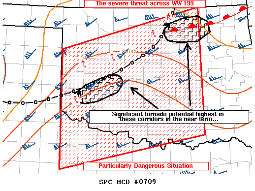 Mesoscale Discussion 709