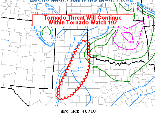 Mesoscale Discussion 710