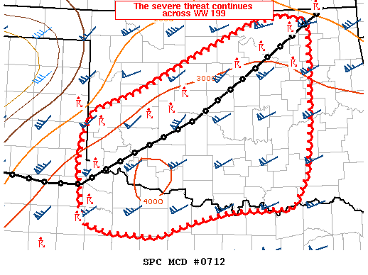 Mesoscale Discussion 712