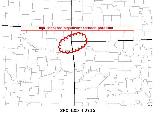 Mesoscale Discussion 715
