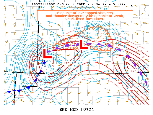 Mesoscale Discussion 724