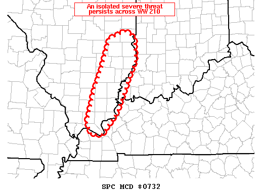 Mesoscale Discussion 732