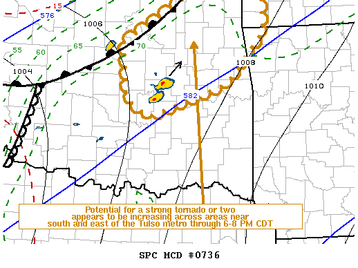 Mesoscale Discussion 736