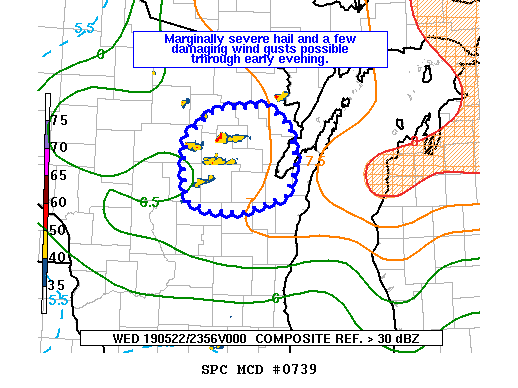 Mesoscale Discussion 739