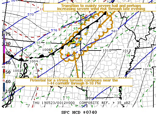 Mesoscale Discussion 740