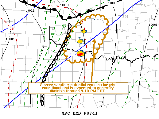 Mesoscale Discussion 741