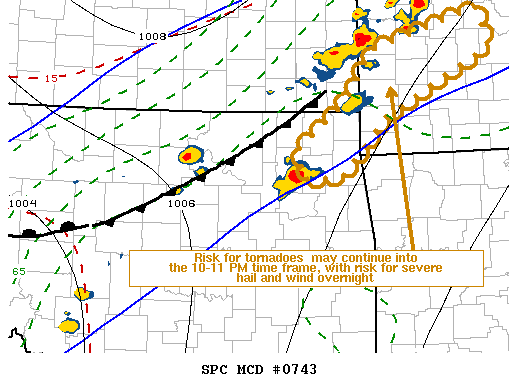 Mesoscale Discussion 743
