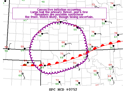 Mesoscale Discussion 752