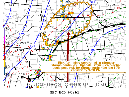 Mesoscale Discussion 761