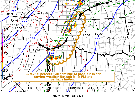 Mesoscale Discussion 763