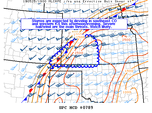 Mesoscale Discussion 789