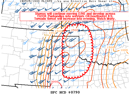 Mesoscale Discussion 790