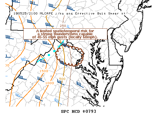 Mesoscale Discussion 793