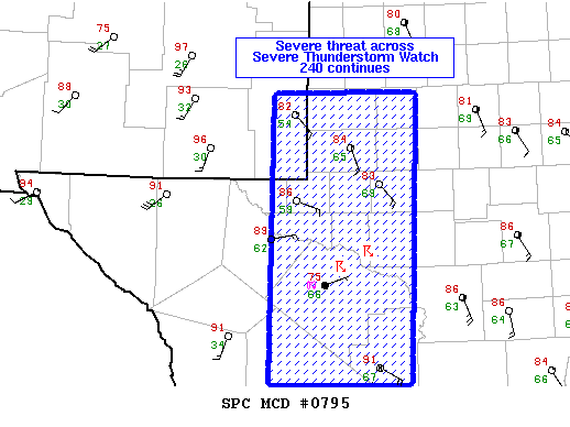 Mesoscale Discussion 795