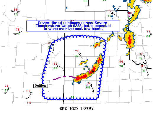 Mesoscale Discussion 797