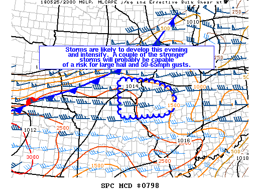 Mesoscale Discussion 798