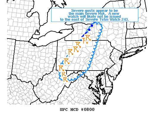 Mesoscale Discussion 800