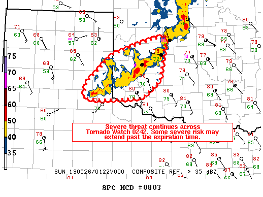 Mesoscale Discussion 803