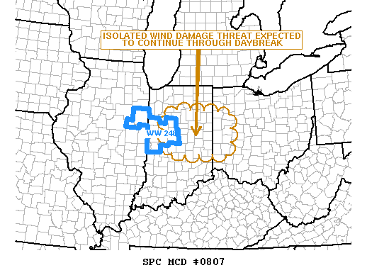 Mesoscale Discussion 807