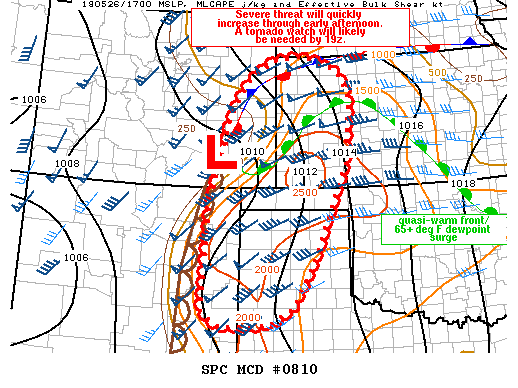 Mesoscale Discussion 810