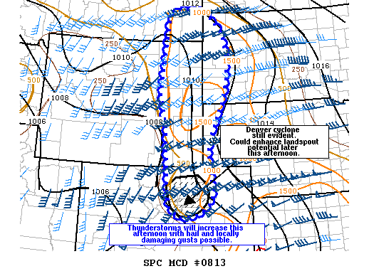 Mesoscale Discussion 813