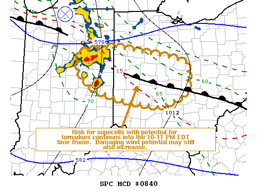 Mesoscale Discussion 840