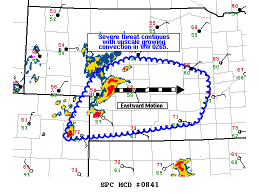 Mesoscale Discussion 841