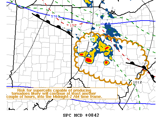 Mesoscale Discussion 842