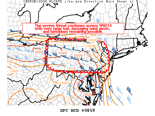 Mesoscale Discussion 859