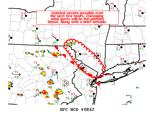Mesoscale Discussion 862