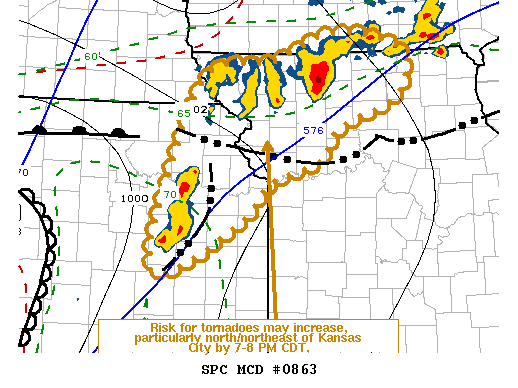 Mesoscale Discussion 863