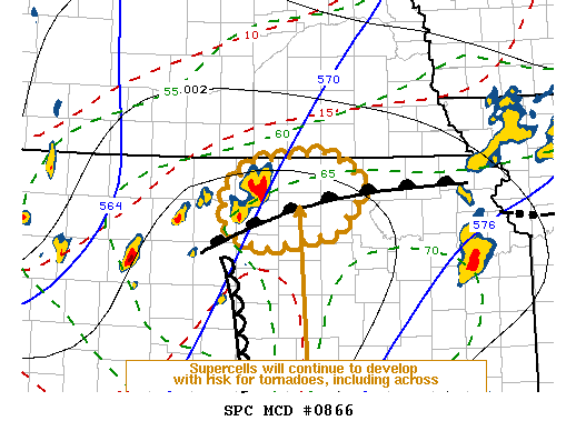 Mesoscale Discussion 866
