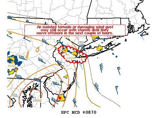 Mesoscale Discussion 870