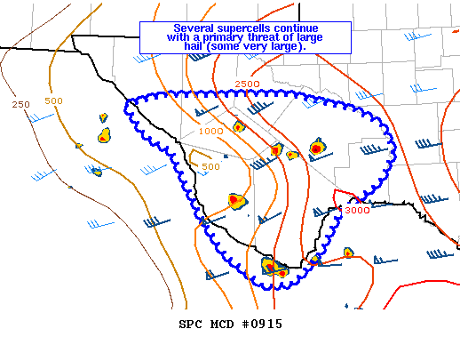 Mesoscale Discussion 915