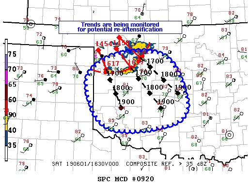 Mesoscale Discussion 920